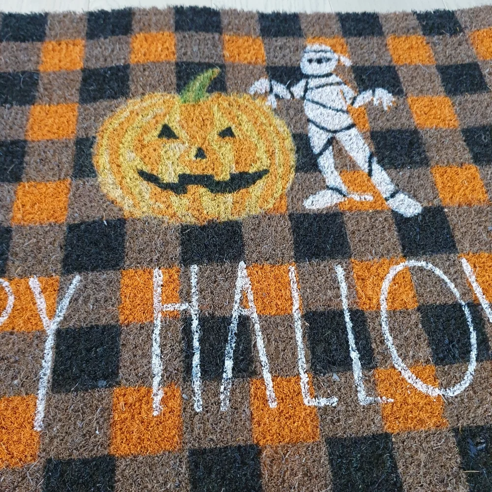 Rae Dunn Doormat HAPPY HALLOWEEN